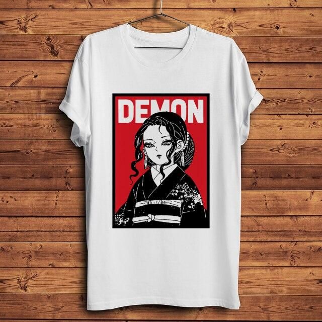 Demon Woman Red Manga Portrait T-Shi …