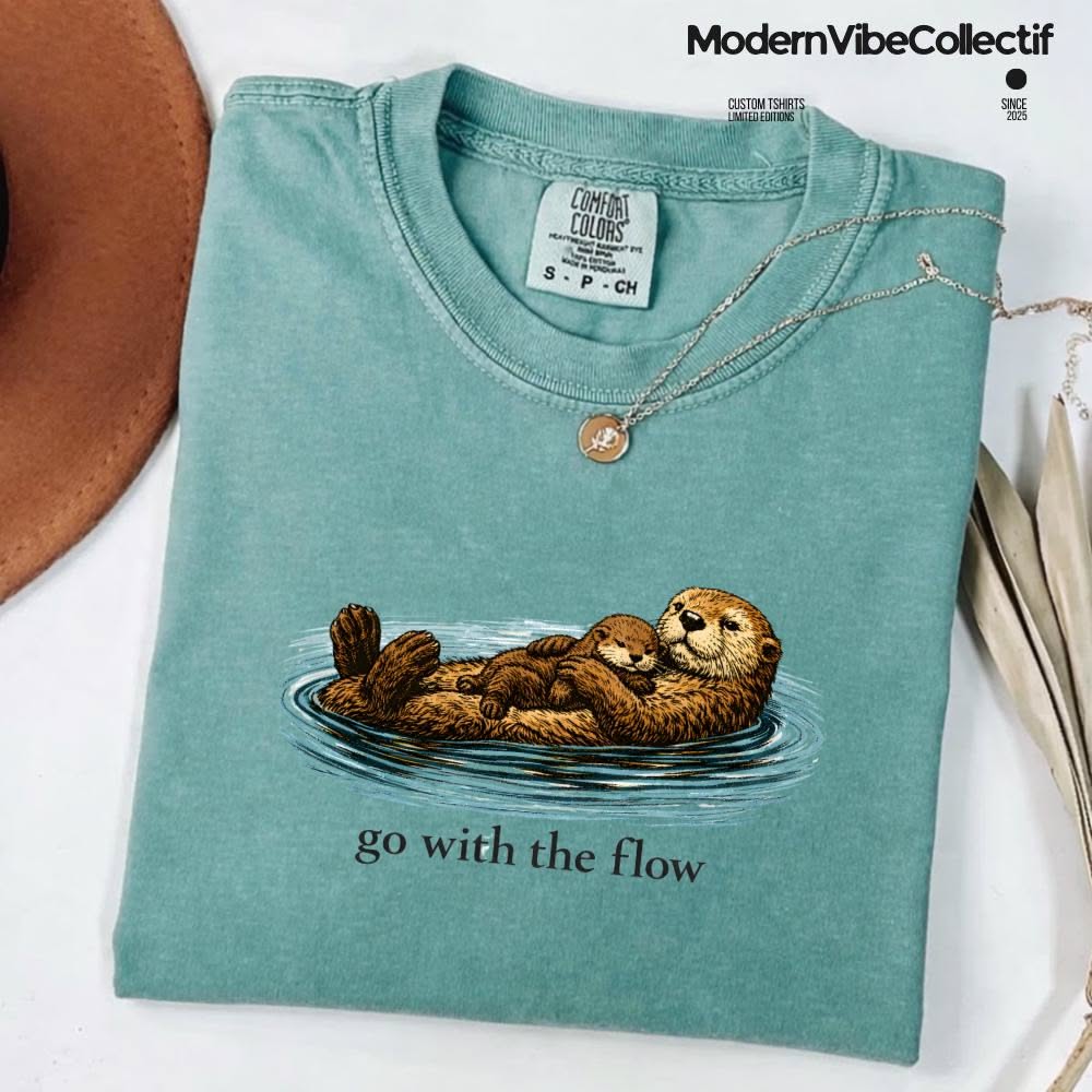 Go With The Flow Comfort Colors T-Sh &hellip;