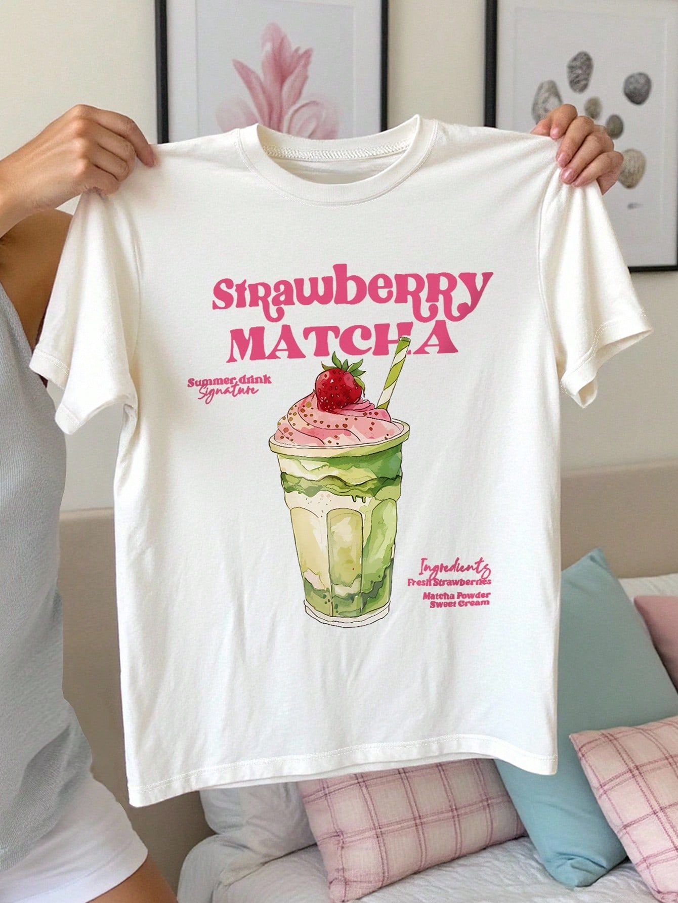 Women’s Strawberry Matcha Lett &hellip;