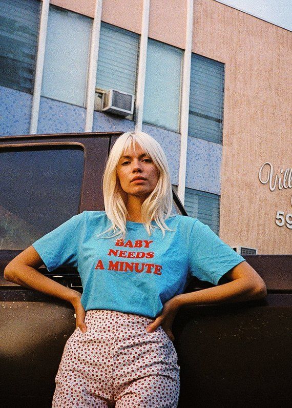 Vintage Baby Needs a Minute Shirt Co …
