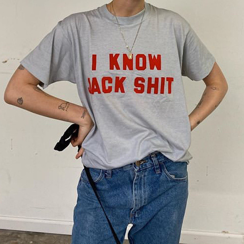 I Know Jack Shit T-Shirt – Rude Sa …