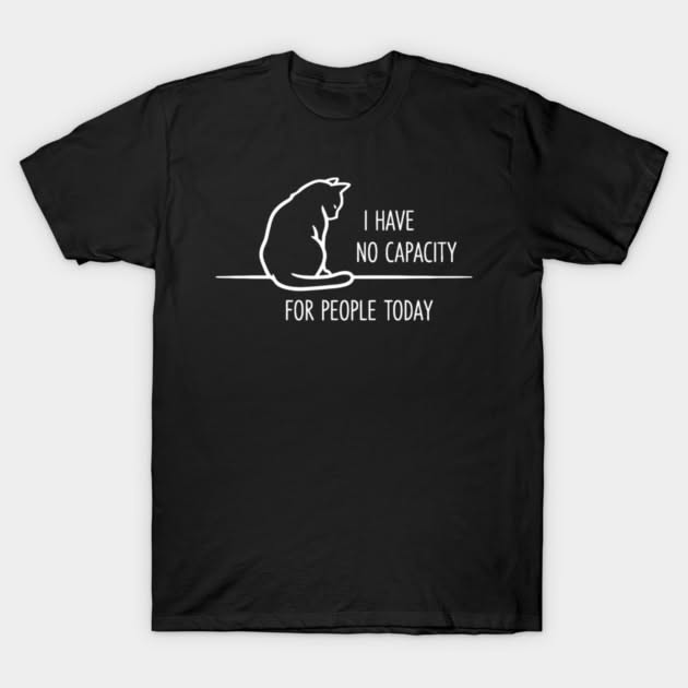 I Have No Capacity for People Today …