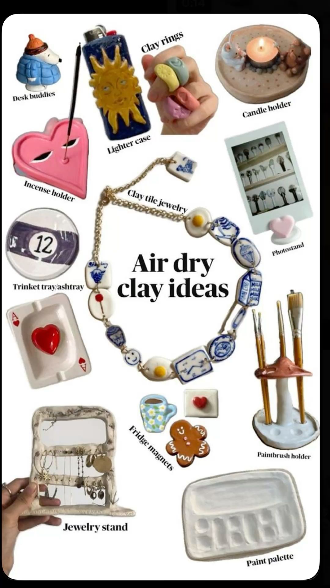 Diy Air Dry Clay, Clay Diy Projects, …