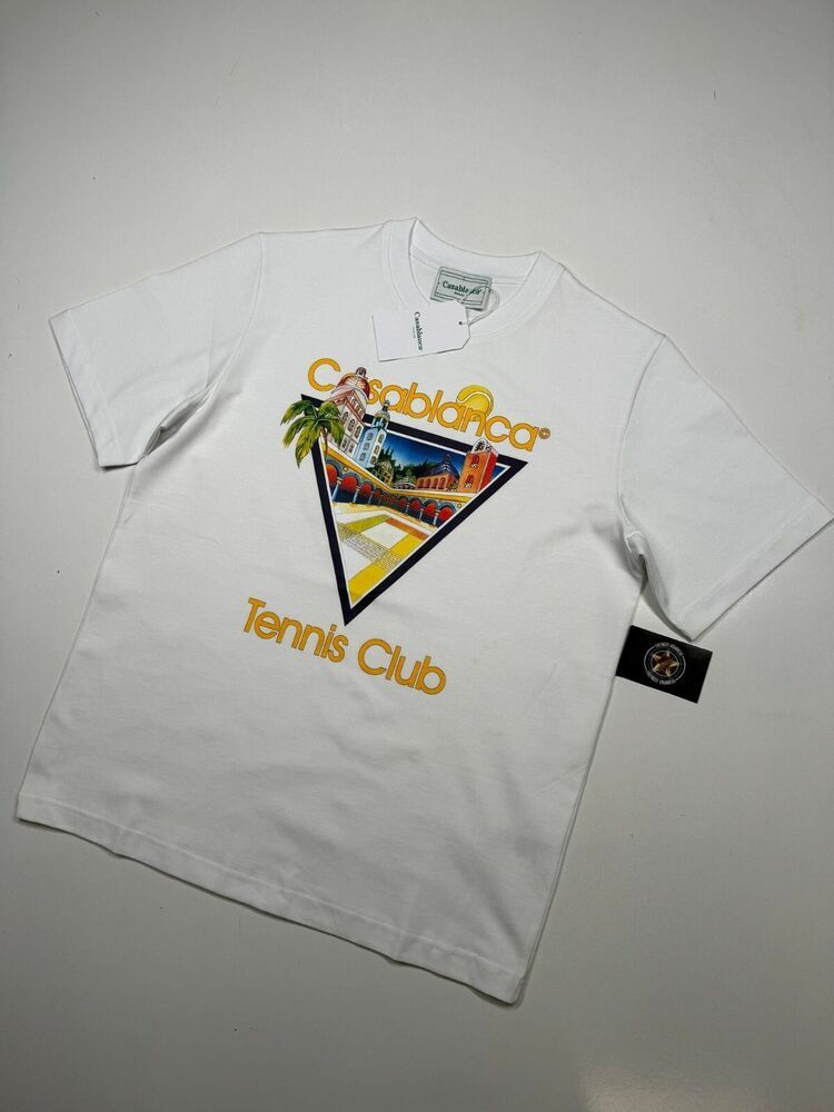 Tropical Tennis Club Palm Tree T-Shi …