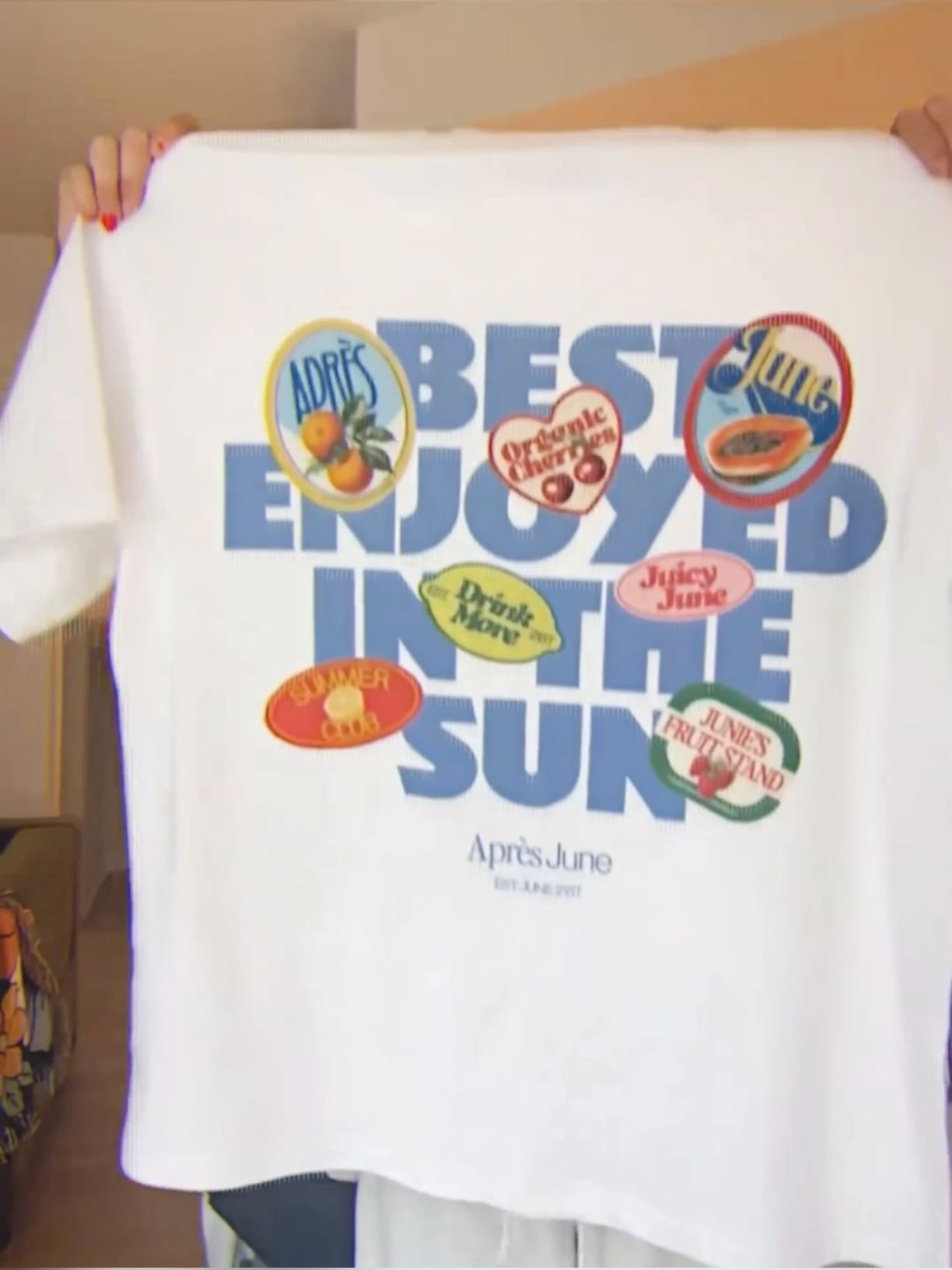 Summer Fan Merchandise Front Print T …