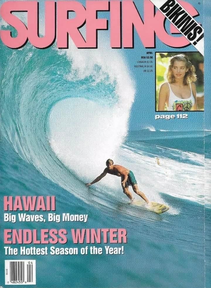 Vintage Surf Magazine Poster, Ocean …