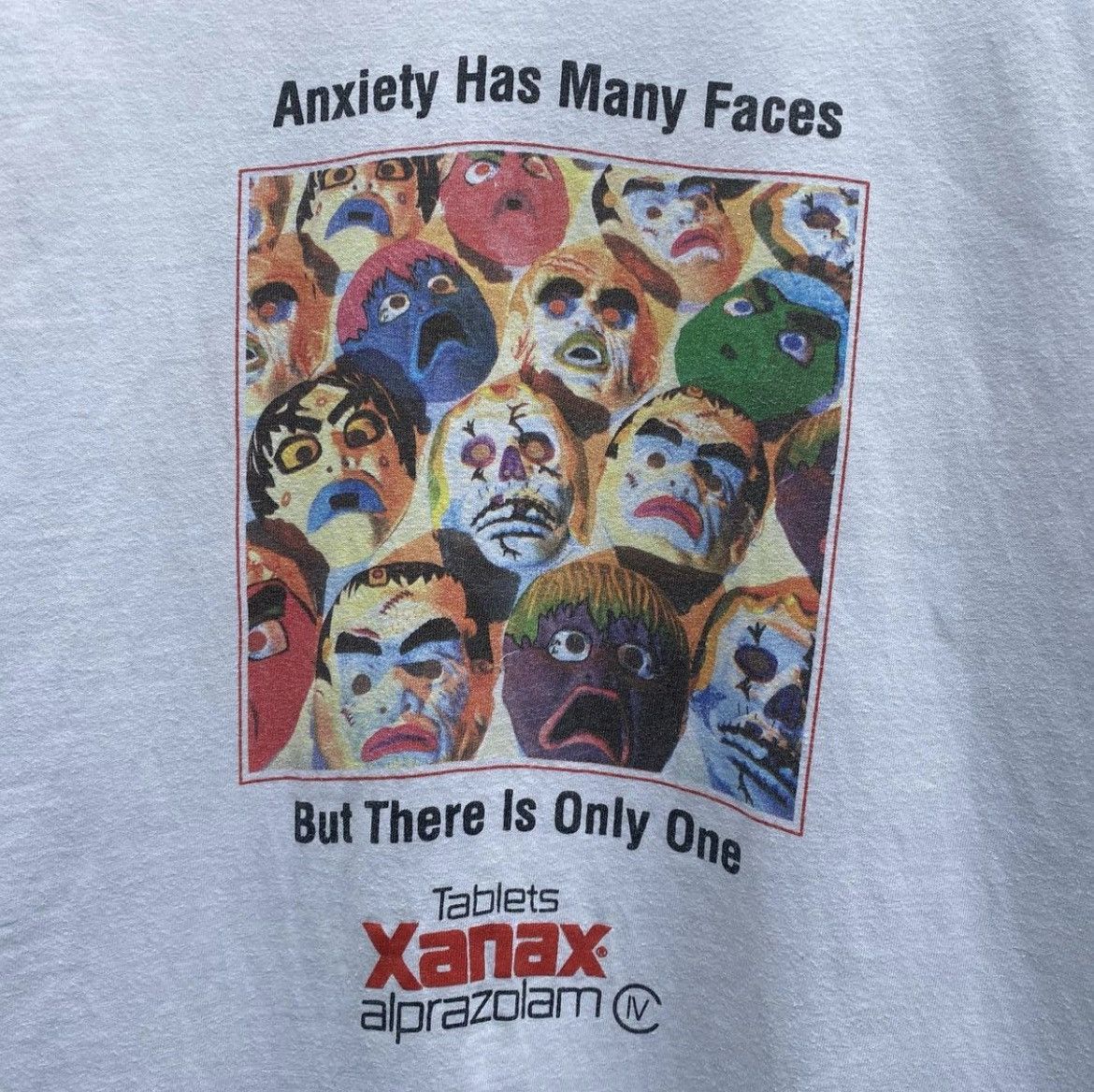 Vintage Xanax Tee Many Faces of Anxi &hellip;