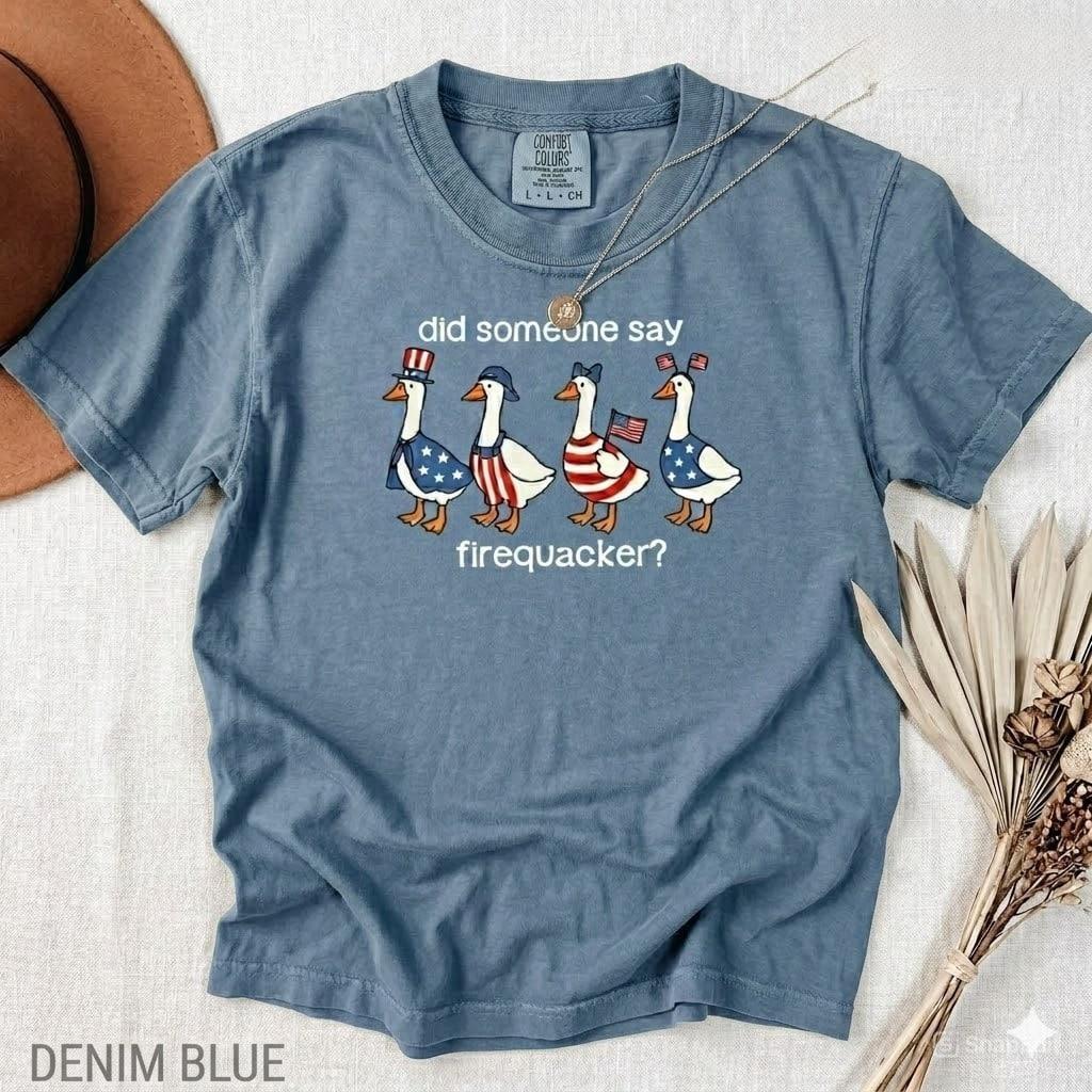 Comfort Colors Firequacker Goose Shi …