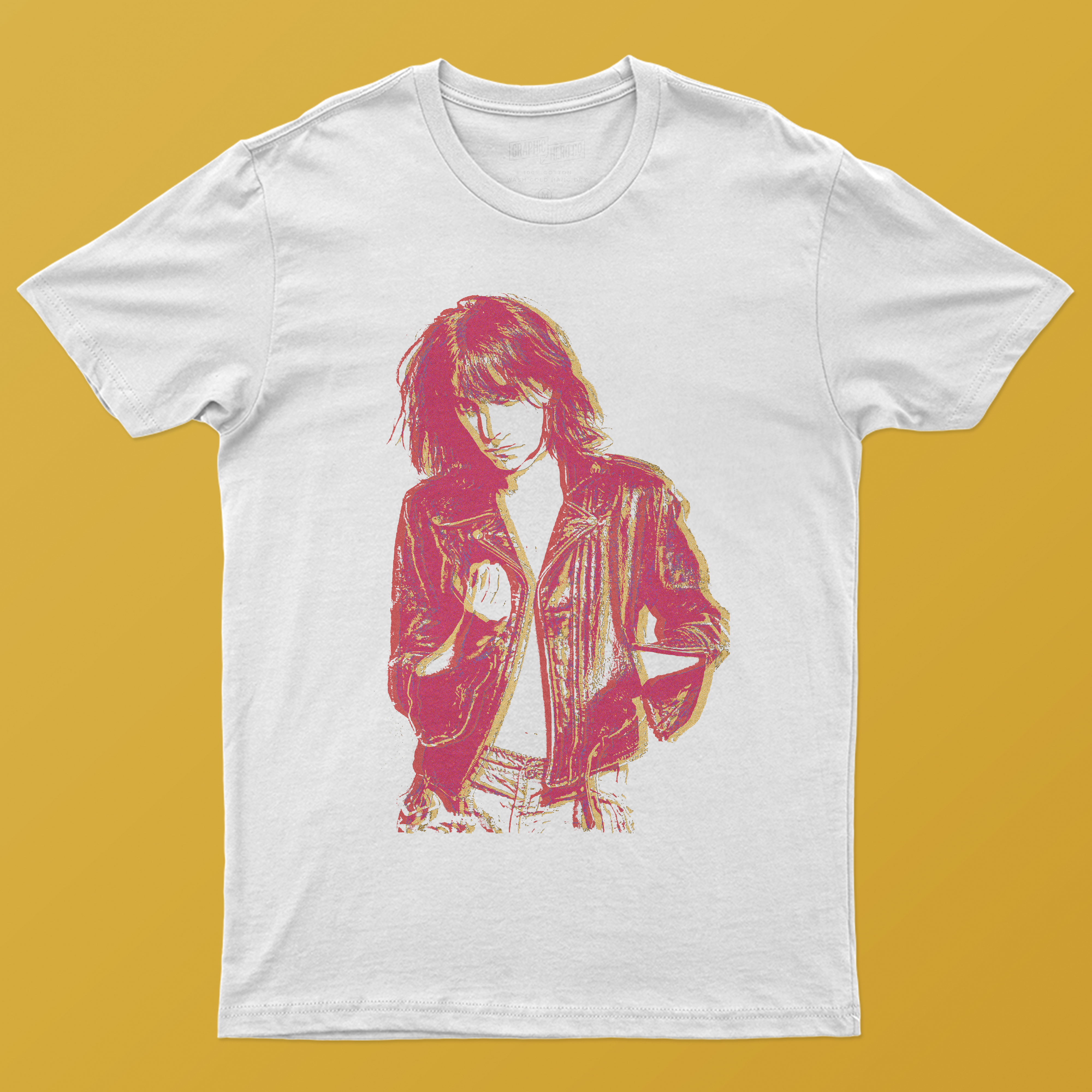 Punk Poet Red Portrait T-Shirt – R &hellip;