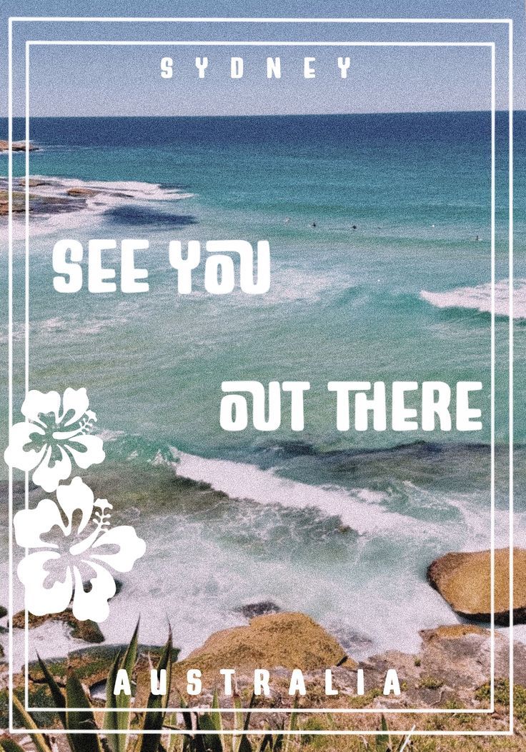 See You Out There Australia Poster, …