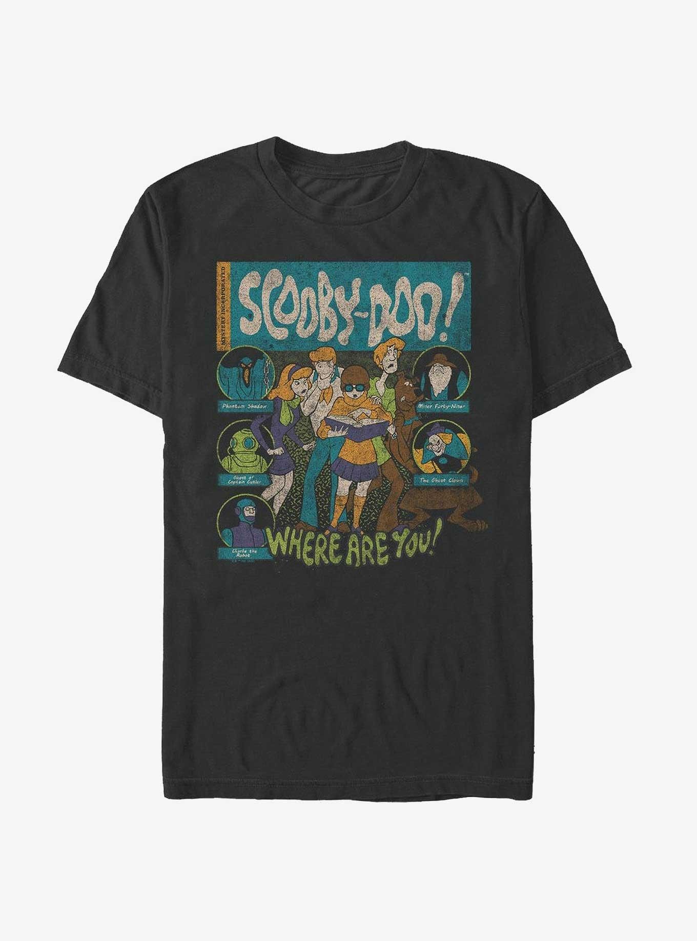 Scooby Doo Mystery Poster T-Shirt Ou …