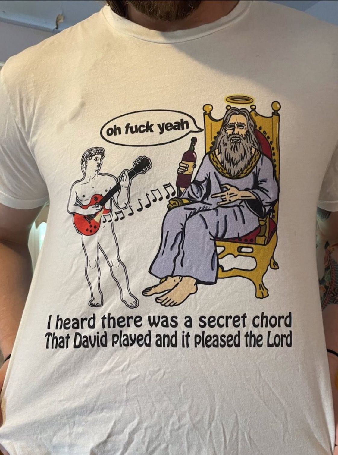 Secret Chord David Played T-Shirt …