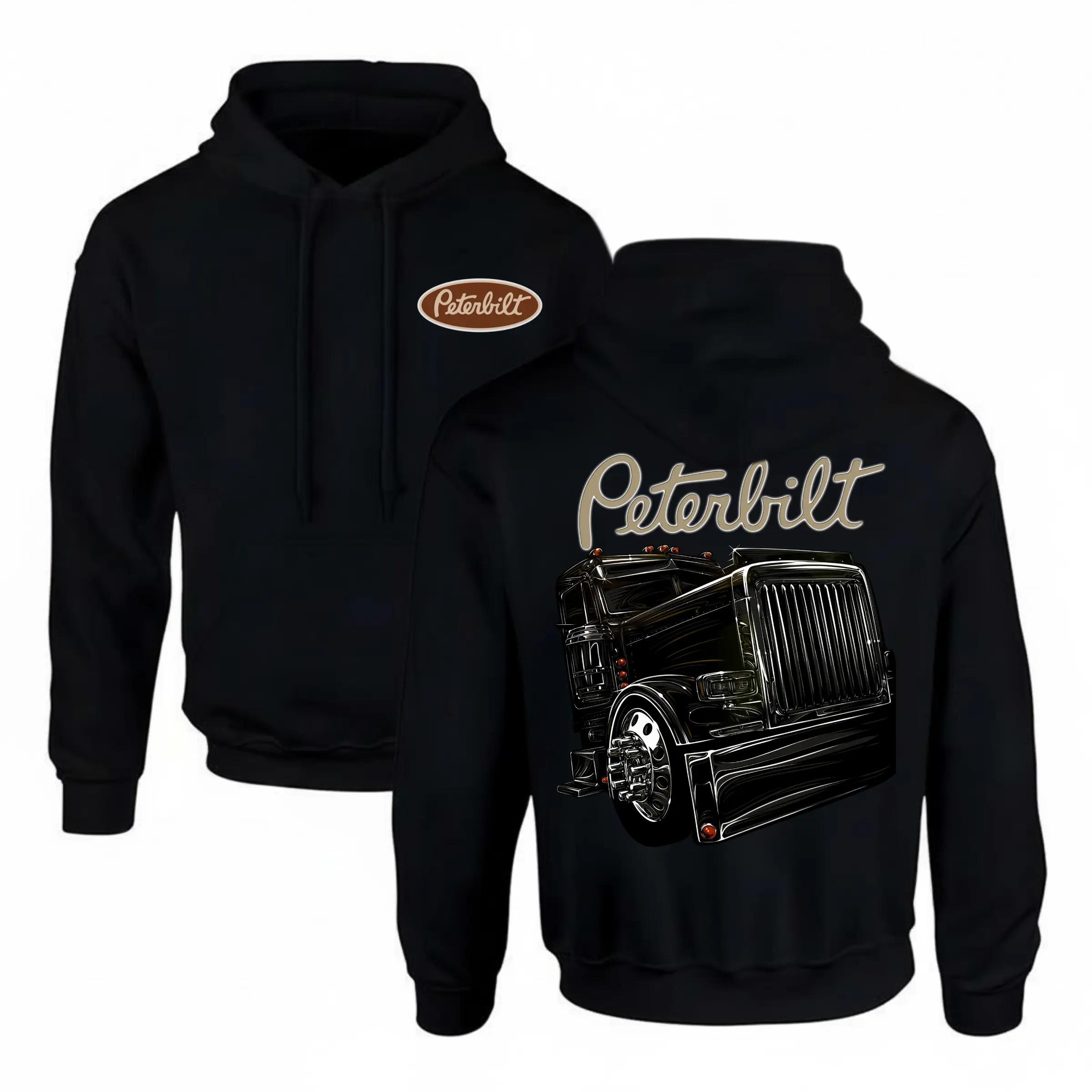 Peterbilt Truck Hoodie – Bold Semi …