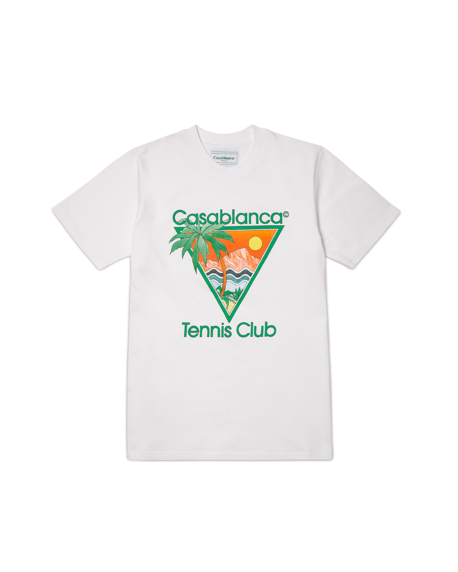 Tropical Tennis Club Palm Trees T-Sh …