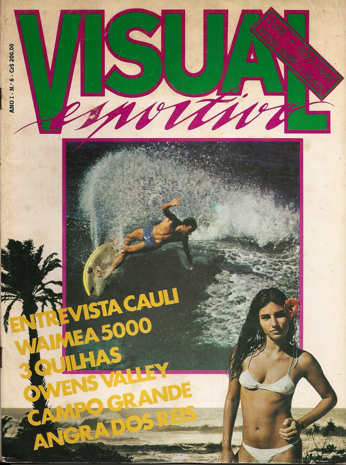 Vintage Female Surfing Magazine Post …