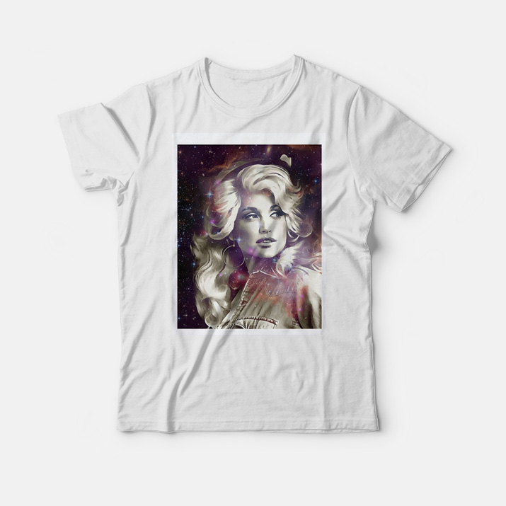 Blonde Country Singer Pop Art T-Shir …