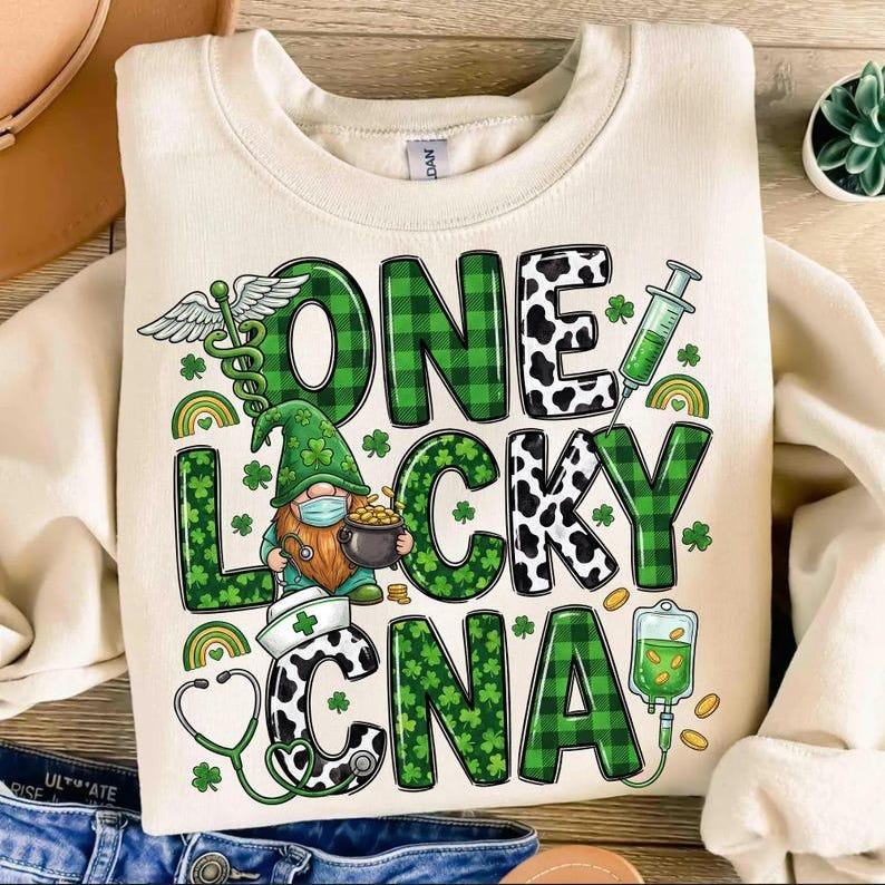 One Lucky Cna Sweatshirt, St. Patric &hellip;