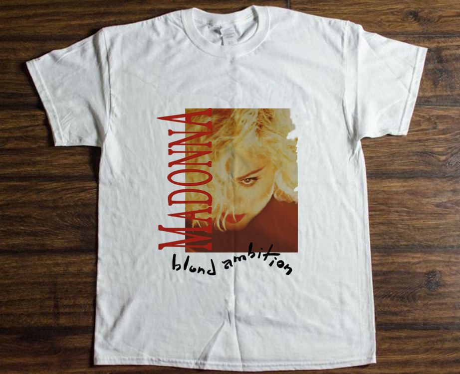 Blond Ambition Pop Music Portrait T- …