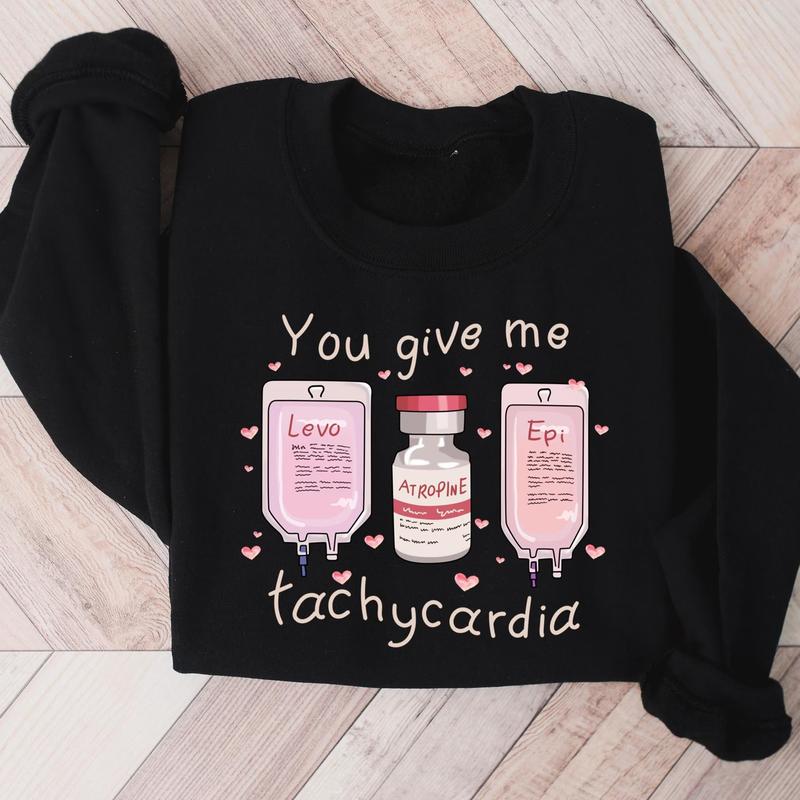 Nurse Valentine Sweatshirt, Nurse Va …