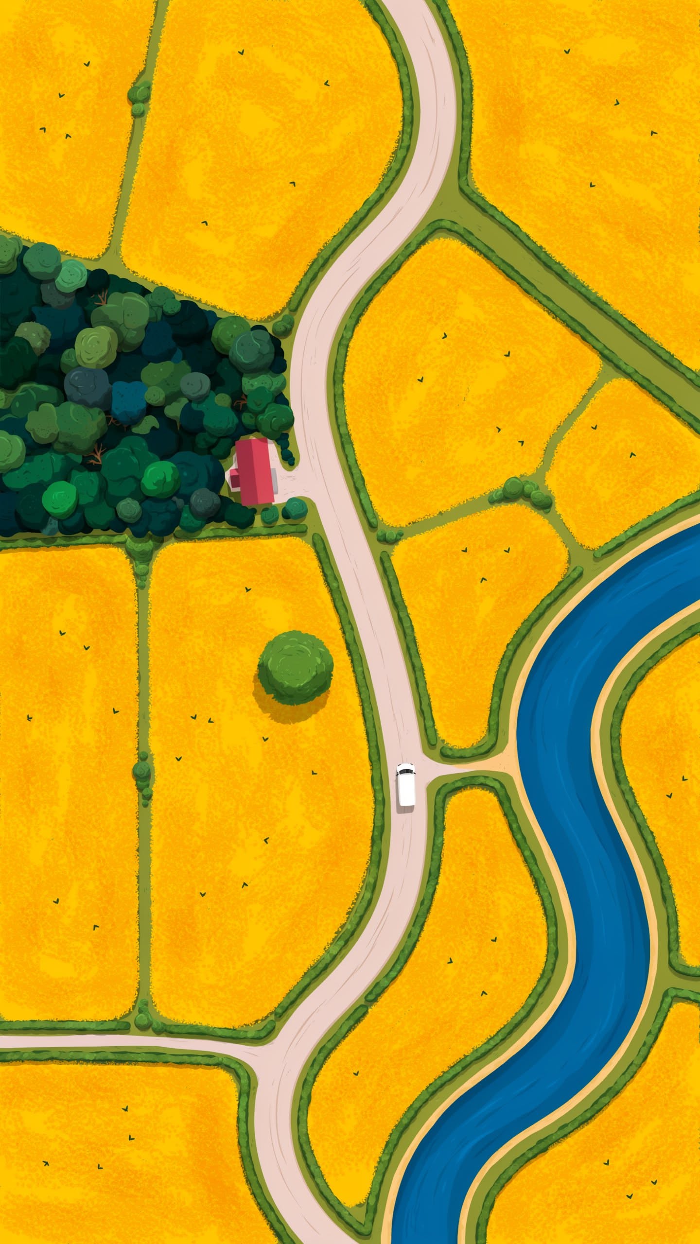 Colorful Abstract Landscape Poster,  &hellip;