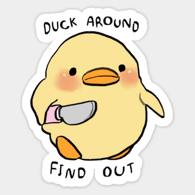Small Chick With A Knife Meme | Duck &hellip;