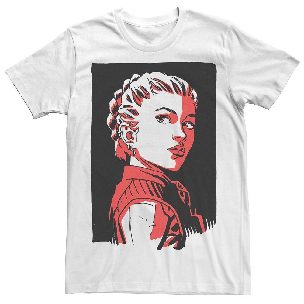Red Hair Comic Heroine T-Shirt – V &hellip;