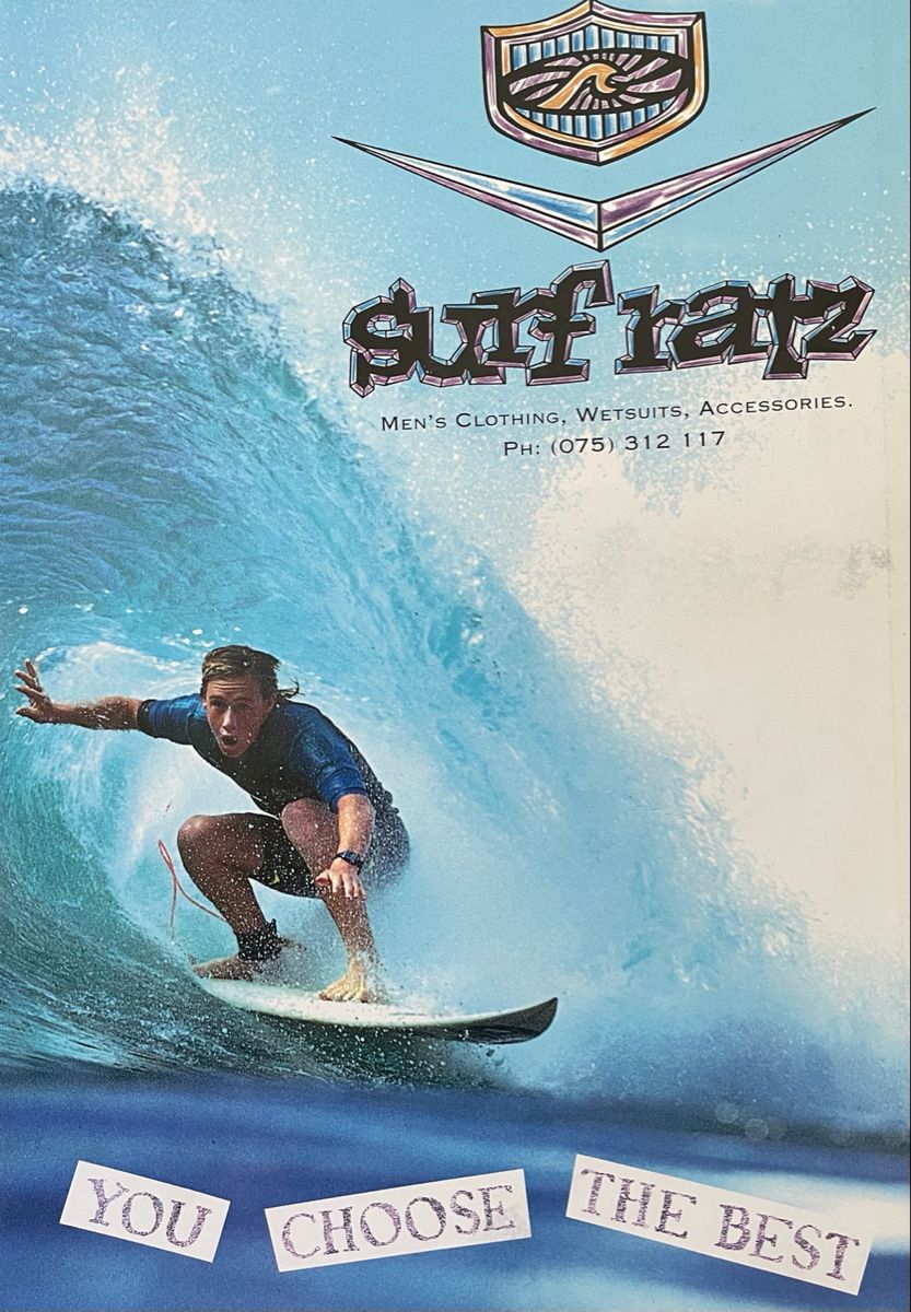 Vintage Surf Advertisement Poster, R …