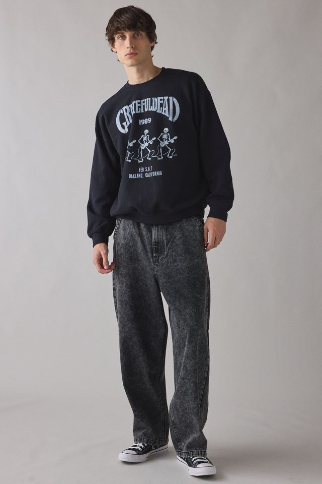 Grateful Dead 1989 Graphic Crew Neck …