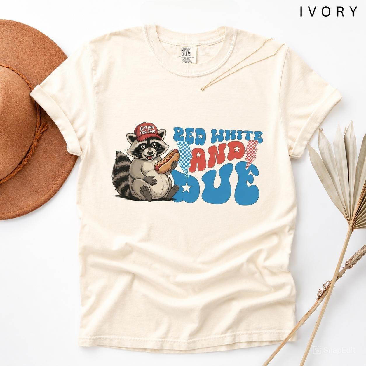 Red White and Due Tee, Patriotic 4th …