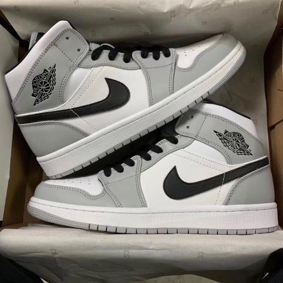 Jordan Retro 1 Grey, Grey And Black …