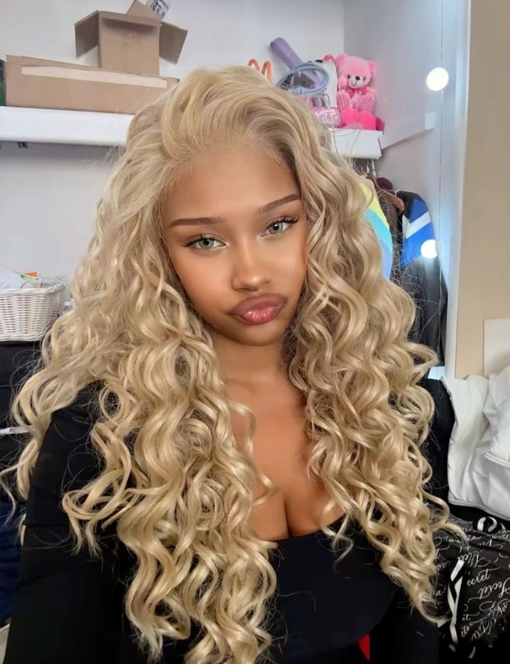 Curly Blonde Sew In, Curly Blonde Wi …