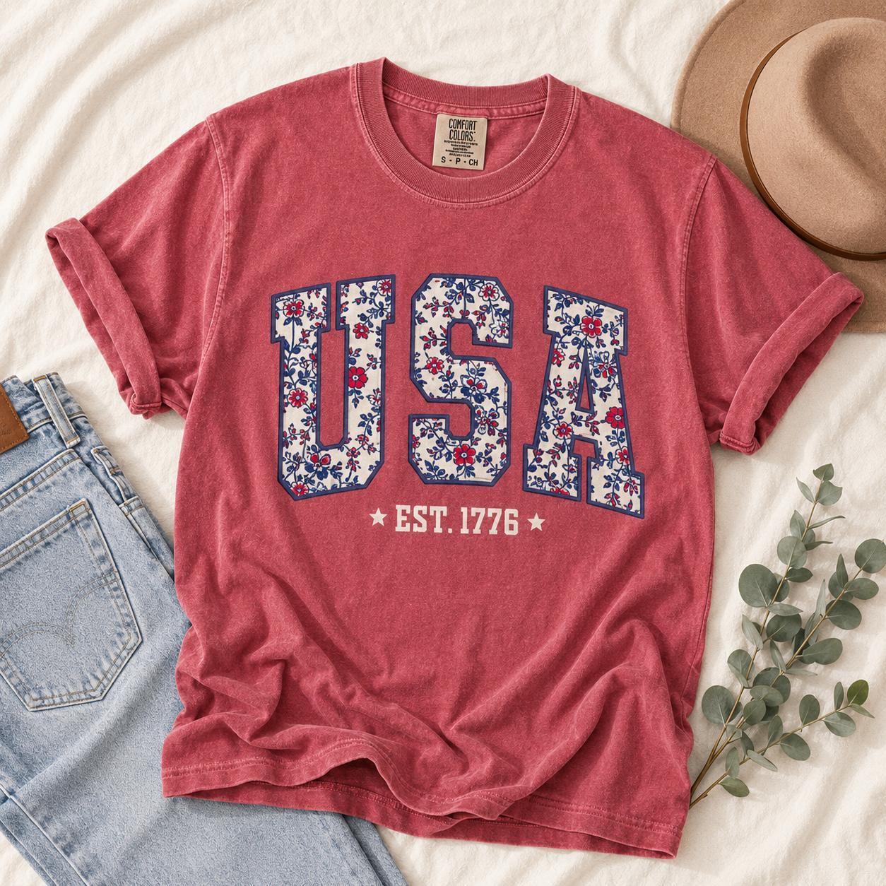 Comfort Colors USA Shirt, 4th of Jul &hellip;
