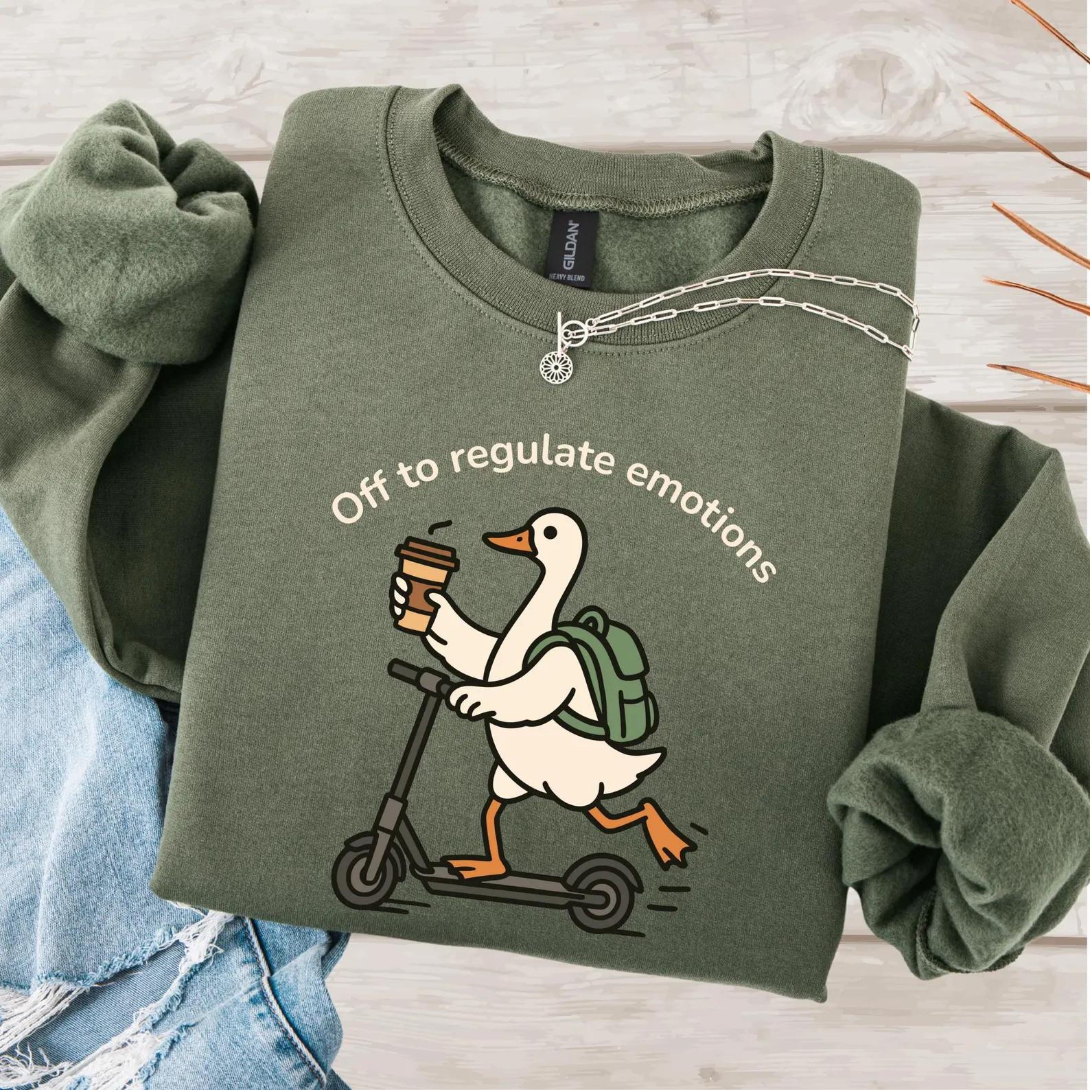 Off To Regulate Emotions Sweatshirt …