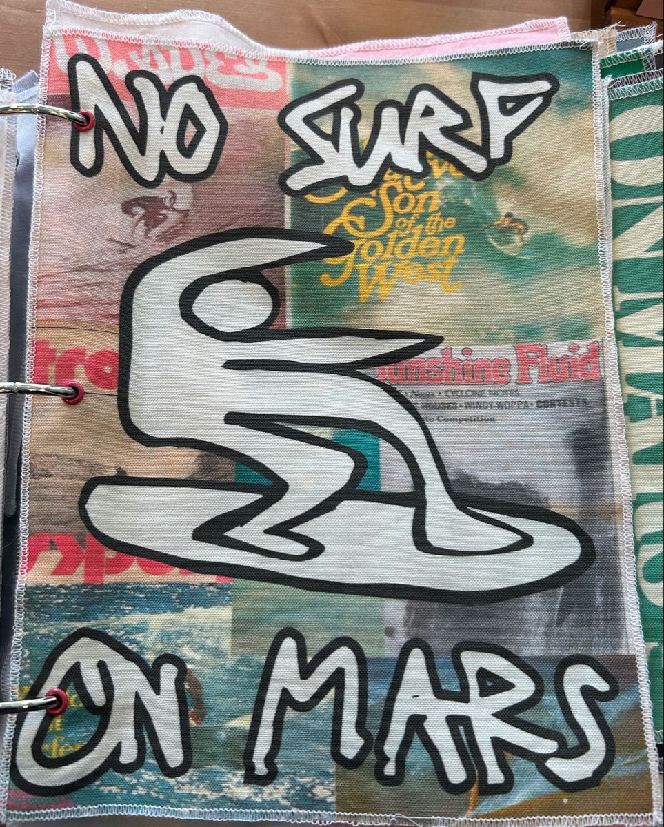 No Surf on Mars Graffiti Poster, Str …