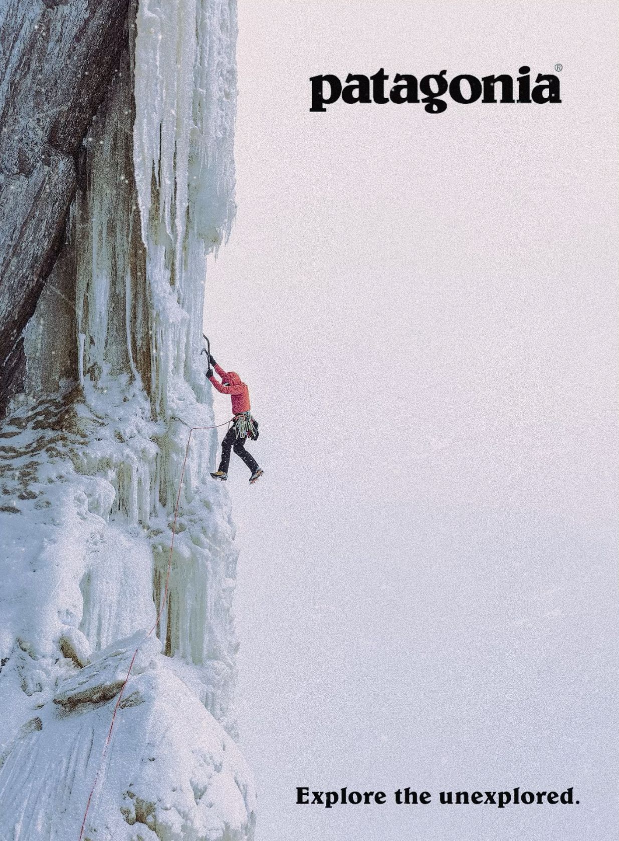 Vintage Climbing Poster, Iceland Pos …