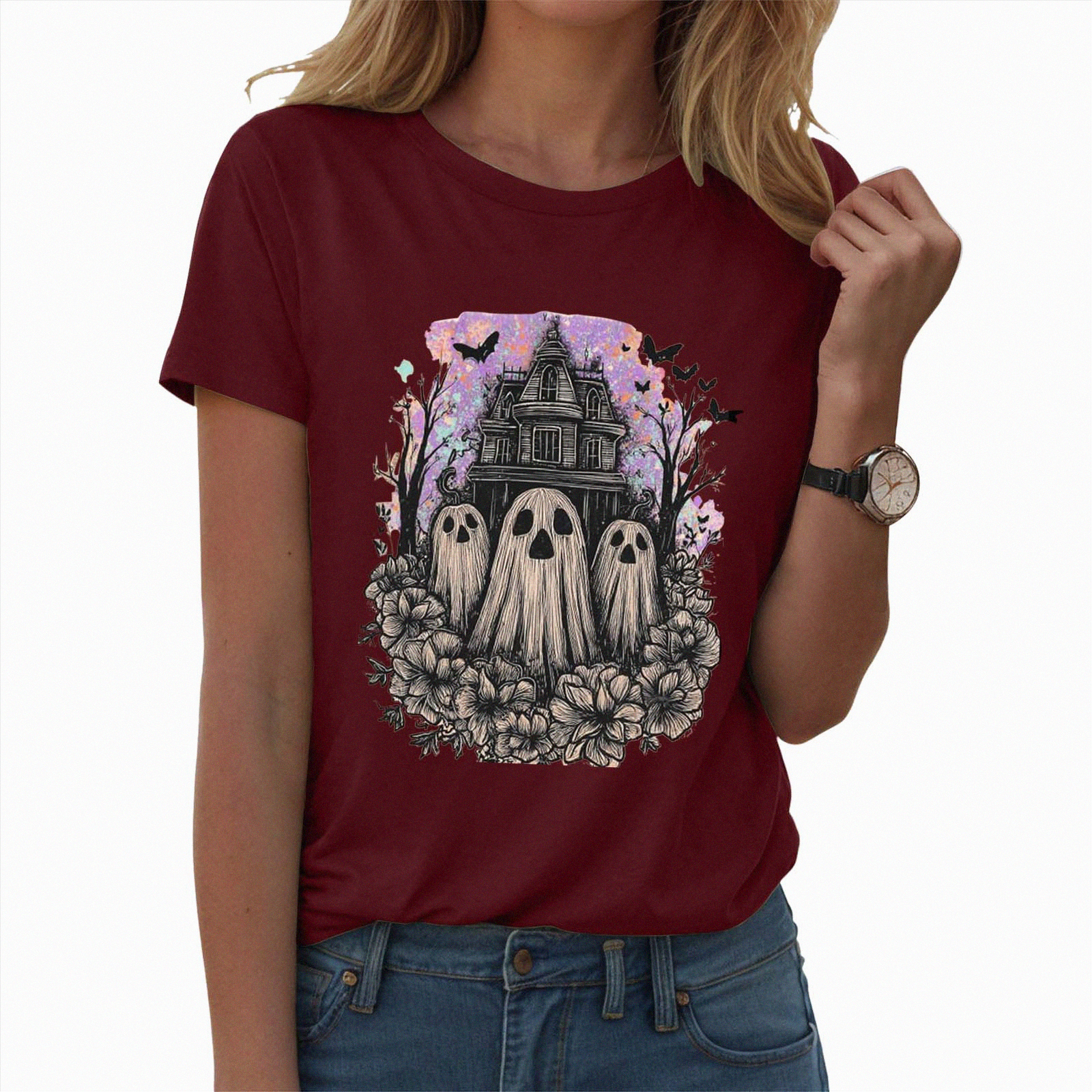 Gothic Haunted House T-Shirt Outfit, &hellip;