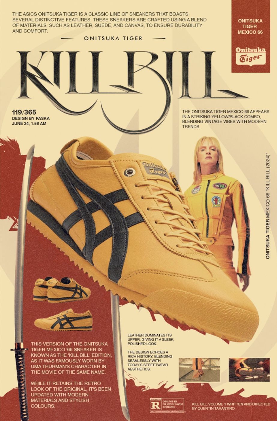 Kill Bill Onitsuka Tigers, Shoe Ad,  &hellip;