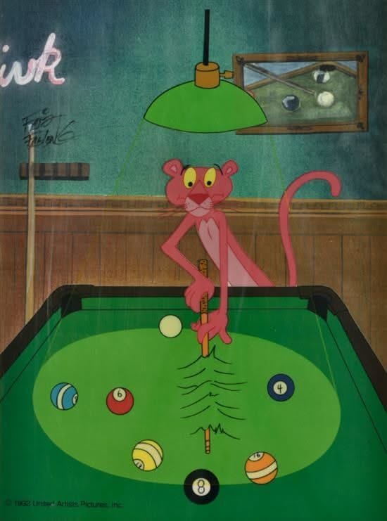 Vintage Billiards Poster, Retro Pool …