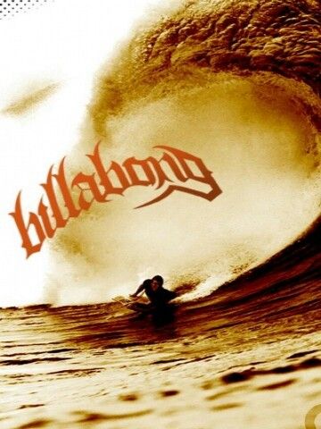 Vintage Surfing Poster, Ocean Wave W …
