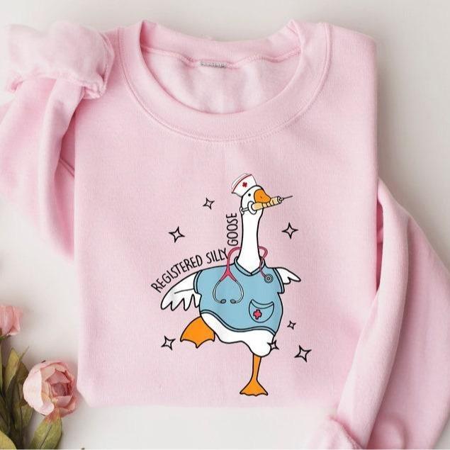 Registered Silly Goose Nurse Sweatsh …