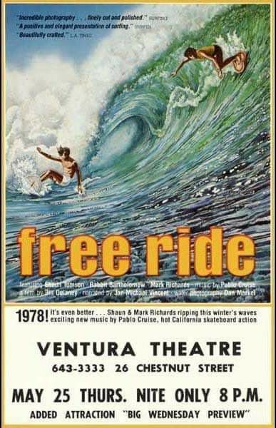 Retro Surfing Poster, Ocean Wave Wal …