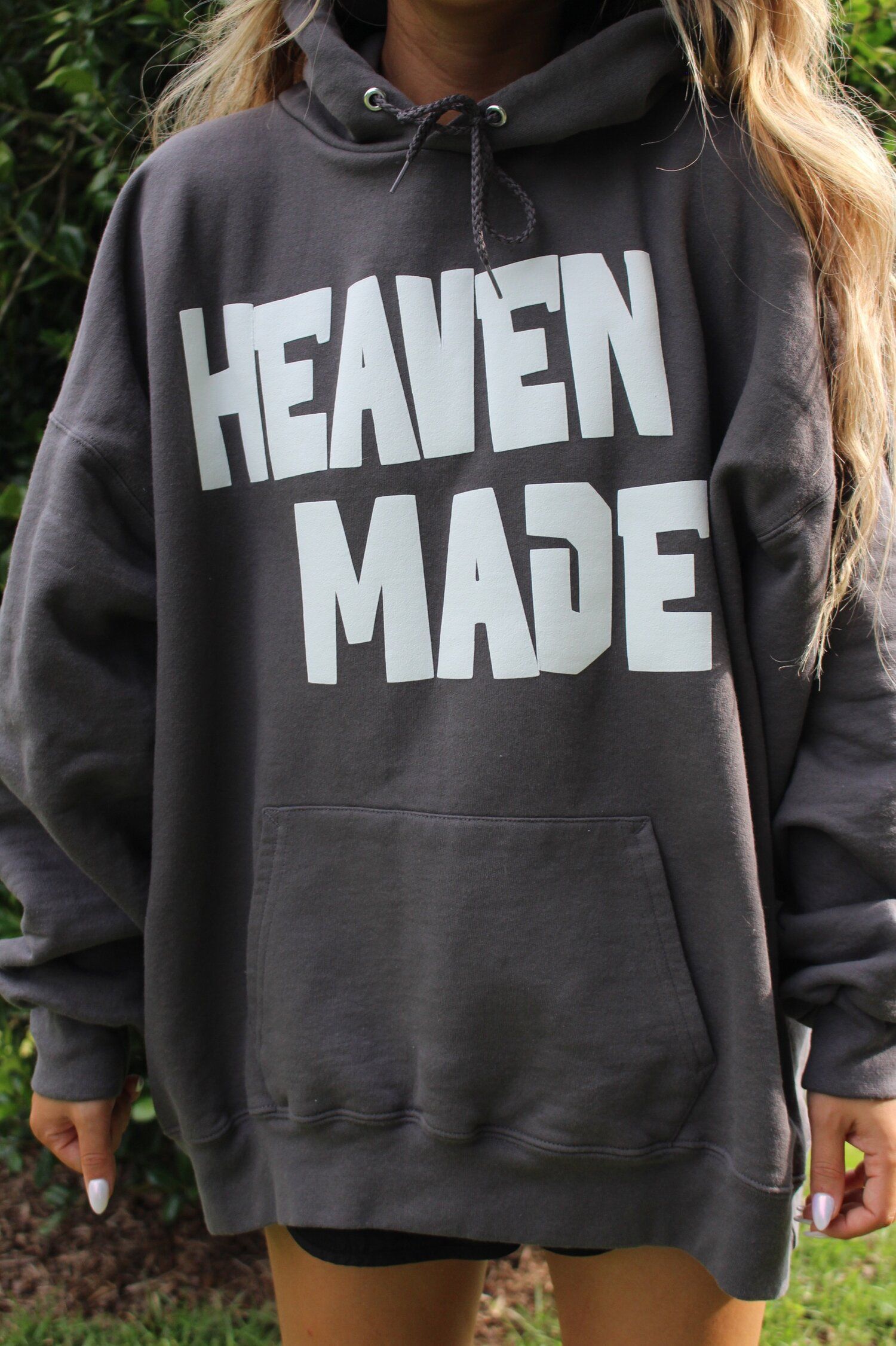 Heaven Made Puff Print Unisex Hoodie &hellip;
