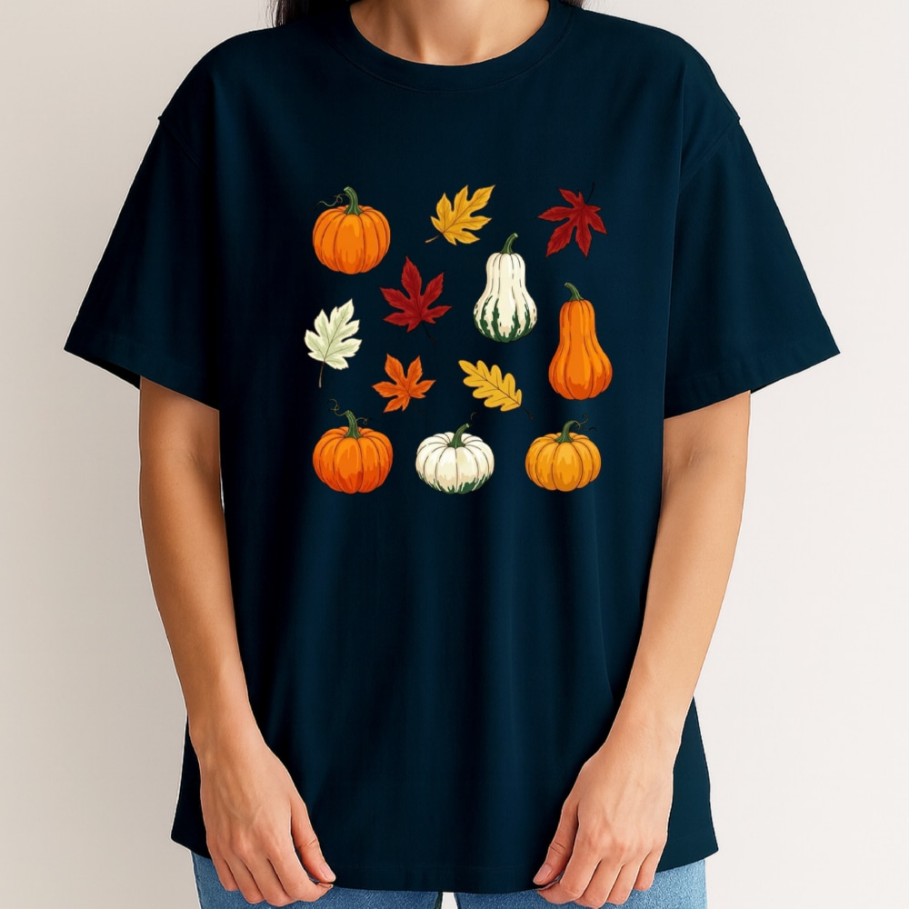 Retro Pumpkin Harvest T-Shirt Outfit …