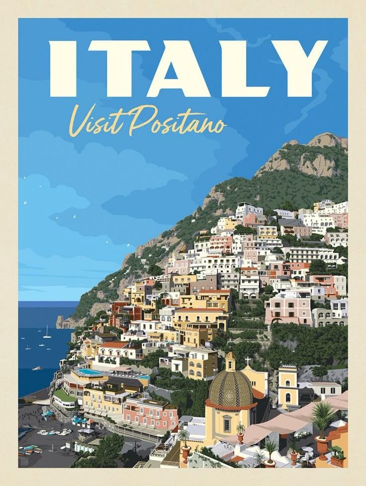 Italy Poster, Printable Wall Collage …