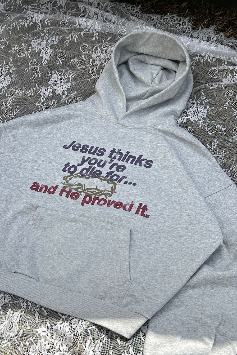 Patchwork Hoodie Diy Jesus, Christia &hellip;