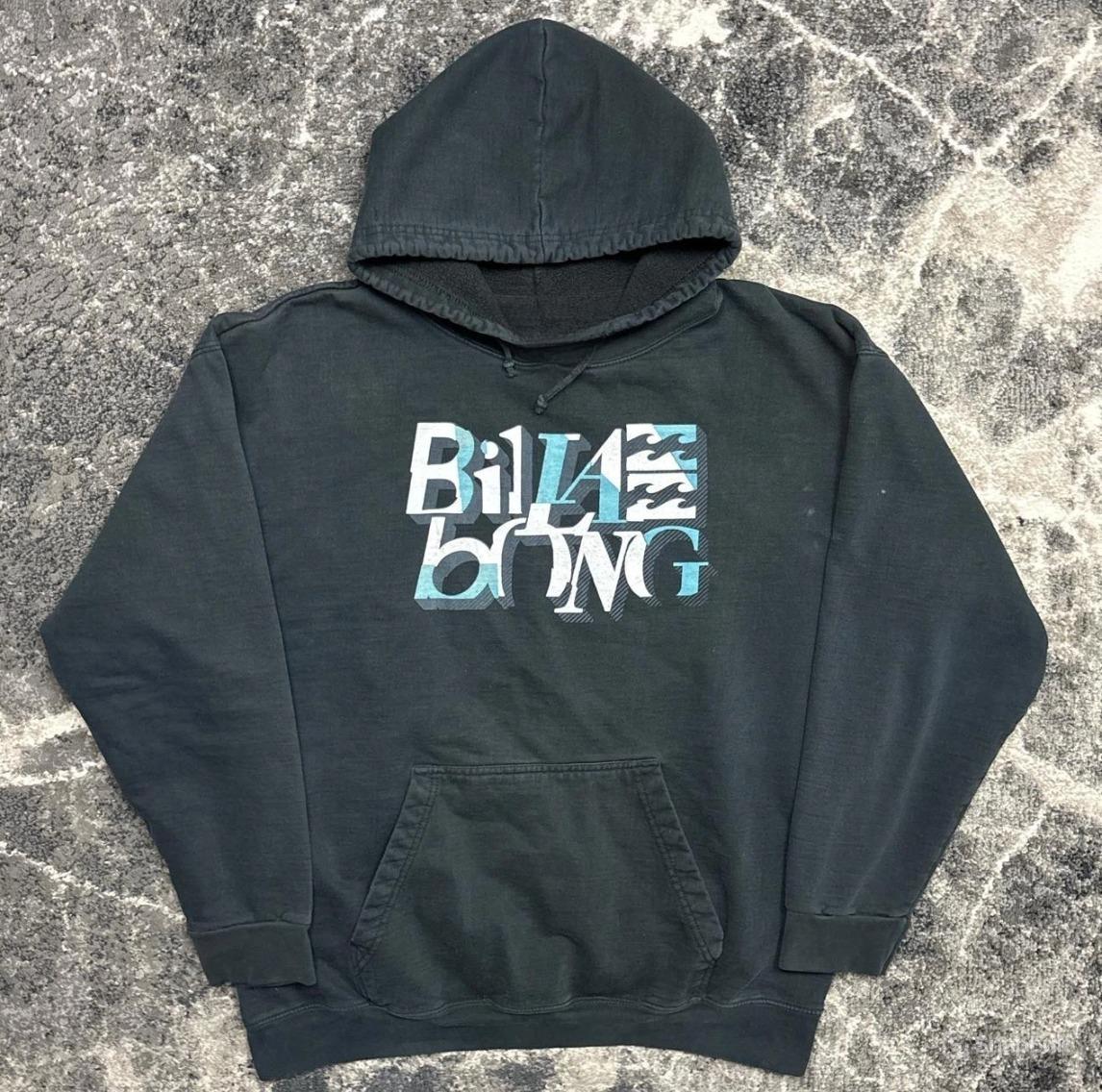 Vtg Y2K Billabong Hoodie Mens Vintag …