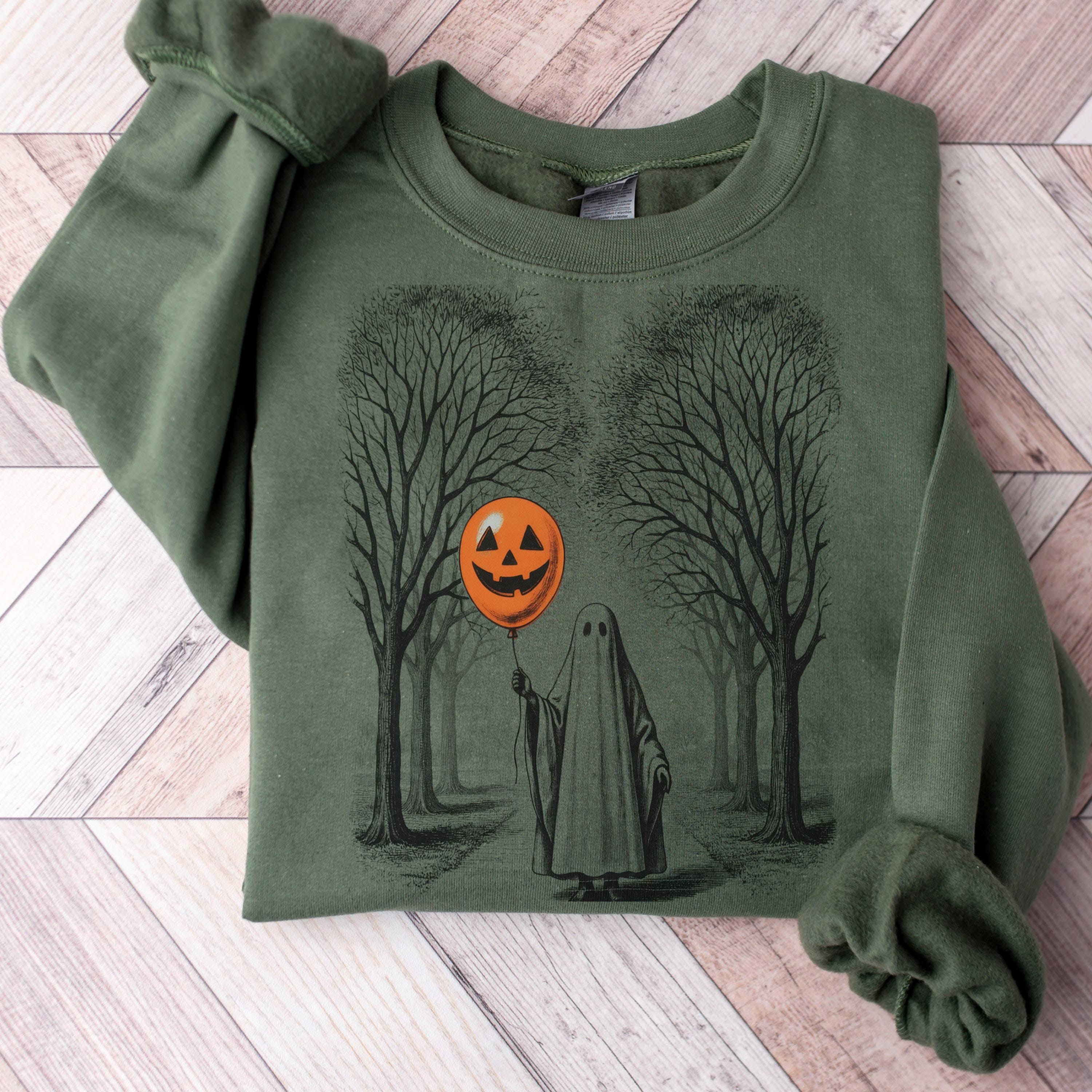 Halloween Ghost Sweatshirt, Spooky G …