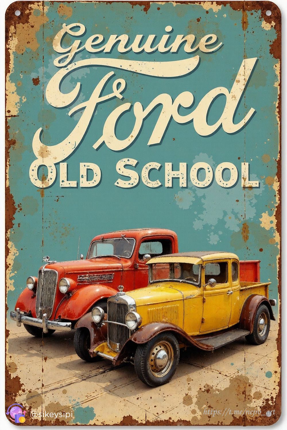 Vintage Ford Trucks, Old School Char &hellip;