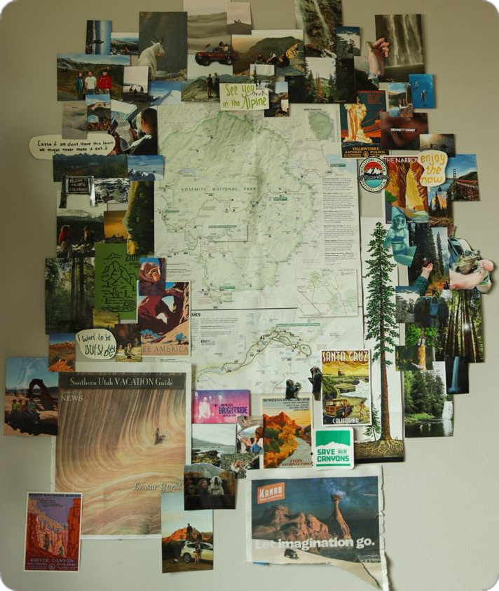 Travel Memory Wall Collage Poster, E …