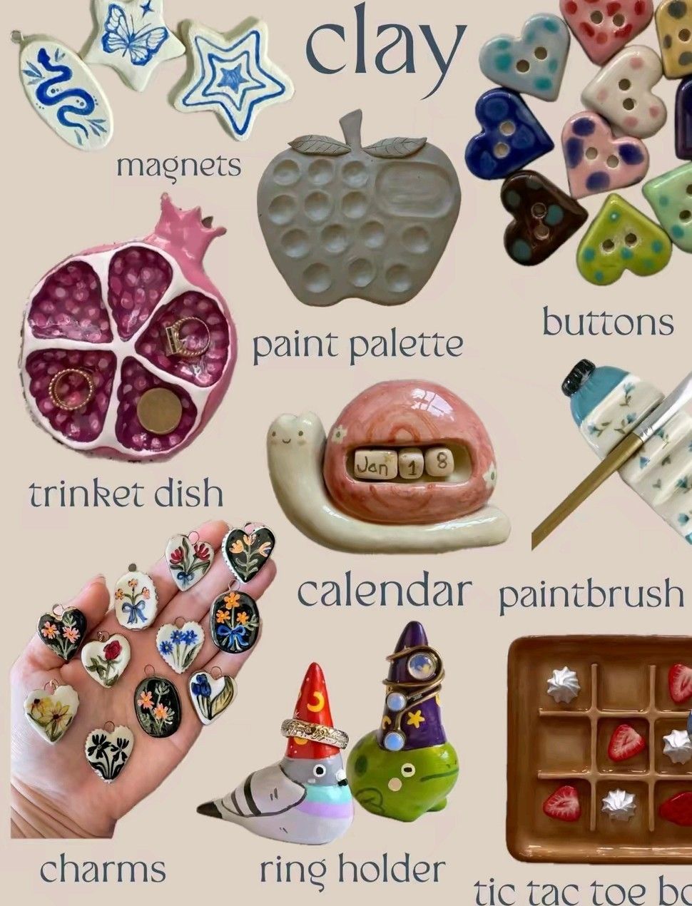 Diy Crafts To Do, Clay Art Projects, &hellip;